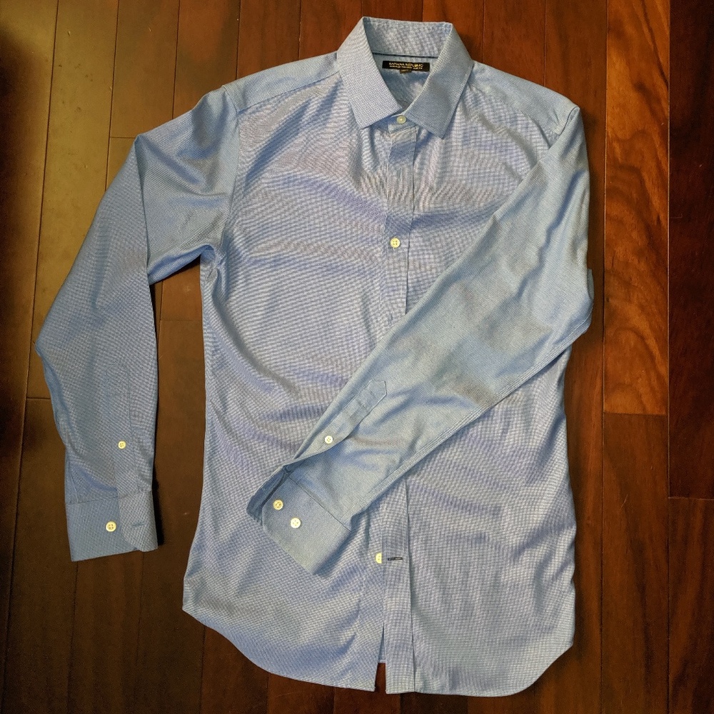 Grant Slim-Fit Non-Iron Dress Shirt - Green